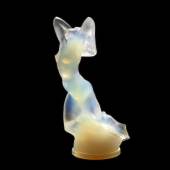 Los 413 A FINE 'VITESSE' MASCOT IN OPALESCENT GLASS BY RENE LALIQUE, FRENCH, INTRODUCED 17TH SEPTEMBER 1929, £2,000 - 3,000