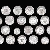 Set of 24 Picasso Silver Plates -- The First Offering of a Complete Set at Auction