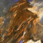 „Berg“ von Herbert Brandl, Lithografie auf Papier, 70 x 55 cm, 2006, Ed.18/175                                                                                                 Rufpreis € 1000