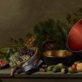 Floris van Schooten (1585/88-1656), A Kitchen Still Life, at Johnny van Haeften Ltd