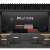 Render of Frank Chou Design Studio booth in the Contemporary Design Hall