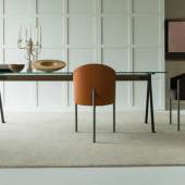 Driade: Frate table by Enzo Mari and Costes chair by Philippe Starck