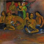 Paul Gauguin, Nativité, 1902, Öl auf Leinwand, lent by Ananda Foundation N.V.