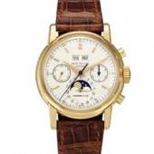A Patek Philippe Pink Gold Ref 2499 Perpetual Calendar Chronograph Wristwatch with Moon Phases Estimate: HK$12-18 m / US$1.53-2.3 m