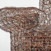 Metal wire sculpture/ Forrest Myers, 1990/ Courtesy of Magen H Gallery