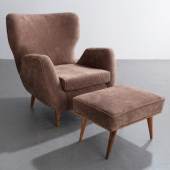 Lounge Chair and Ottoman/ Martin Eisler for Forma, 1960's/ Courtesy Joe Kramm / R & Company/