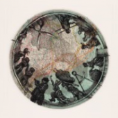 William Kentridge Tondo I (Variation der Small Atlas Procession), 2000 Radierung, 54 x 46 cm © William Kentridge, 2024  