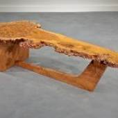 Sled-Based Coffee Table/ George Nakashima/ 1974/ Courtesy of Moderne Gallery