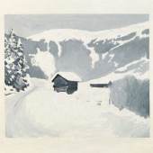  Gerhard Richter  Alpenlandschaft im Winter | 1966  Öl auf Leinwand | 40 x 45cm  Ergebnis: 875.000 Euro