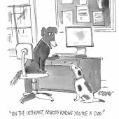 (c) Peter Steiner, „On the Internet, nobody knows you’re a dog", o.D.