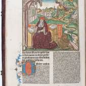 Biblia germanica inferior. Lübeck Biblia germanica inferior. Mit Glossen nach den Postillen des Nicolaus de Lyra.  Schätzpreis:	40.000 €
