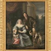 Adriaen Cornelisz. Beeldemaeker 1618 Rotterdam - 1709 Den Haag - Familienbildnis - Öl/Lwd. Aufrufpreis:	4.500 €