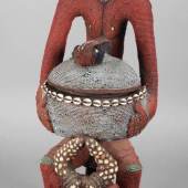 Perlskulptur Zentralafrika Stamm der Bamun aus dem Kameruner Grasland, 20. Jh, Limitpreis:	3.500 €