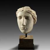 Los 5 Kopf einer jungen Frau. Römisch, 1. Jh. n. Chr.  Schätzpreis:	20.000 €
