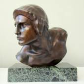 The Gladiator by Constant Roux, Size:  28cm high, 26cm long Exhibitor: Antiques by Design (Leek)