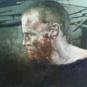 (c)Mirian Gomeli. The portrait of a man. 2015. 195 x 135 cm.  Oil/Canvas. 7500,-€