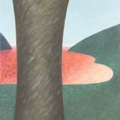 Irma Ineichen, Bäume und Teich, 2002, Öl auf Leinwand, 100 × 70 cm, Courtesy of the artist