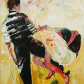Wolfgang Isle, Wir werden noch tanzen, VII95-490, 1995, Öl auf Leinwand, 160 x 110 cm