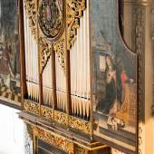 Detailaufnahme der Ebert-Orgel in der Innsbrucker Hofkirche © TLM / Klemens Weisleitner