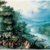 Jan Brueghel der Ältere (1568-1625)
Landschaft mit dem jungen Tobias / Landscape
with Young Tobias, 1598
Öl auf Kupfer / oil on copper
Sammlungen des Fürsten von und zu
Liechtenstein, Vaduz-Wien
