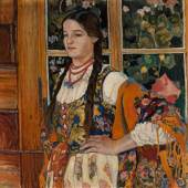 Władysław Jarocki, Helenka aus Poronin, 1913, Öl auf Leinwand, 98 x 100 cm, Nationalmuseum in Warschau