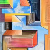 image gallery Jason Midlebrook, Todi Time, 2022, Mixed media on paper, 79 x 60cm, Courtesy Galleria Giampaolo Abbondio