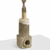 Joseph Beuys Ofen (1950) mit Torso (1948), 1948-1950 Wood, cardboard, plaster, concrete 31 x 7,2 x 8,3 cm