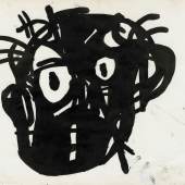 Jean-Michel Basquiat Untitled (Head) 1982 (c) Jean-Michel Basquiat