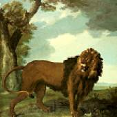 Jean-Baptiste Oudry Löwe Öl auf Leinwand
