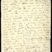 Niederschrift seines Fragments Der Prozess, im Juli 1914