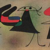 Joan Miró, Peinture, 1949 Oil on canvas Estimate $700,000-1,000,000 New York: Modern Art Evening Sale, 14 November
