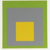 Josef Albers SP (Hommage to the Square). 1967 Folge von 12 Farbserigrafien 61,2 x 61,2 cm (24 x 24 in) Schätzpreis: € 18.000-24.000