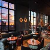Following the opening of Moxy Times Square, Rockwell Group has designed the public and amenity spaces at Moxy Chelsea in New York.