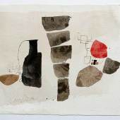 Julius Bissier (1893-1965), 25.5.64 My, 1964, Eiöltempera auf Leinen, 20,1 x 27,2 cm