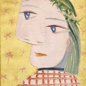 Pablo Picasso, Femme à la Couronne deFleurs, 1939  Heidi Horten Collection/Bildrecht, Vienna, 2022