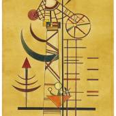 Wassily Kandinsky Gebogene Spitzen Aquarell, 1927, 48 x 32,2 cm € 250.000-350.000