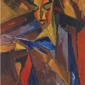 Karl Schmidt-Rottluff – Lesende (Else Lasker-Schüler) Öl auf Leinwand, 1912 102 x 76 cm Schätzpreis: € 700.000 – 900.000