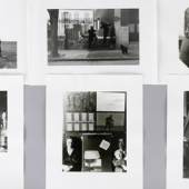  Kat-Nr.: 152  René Magritte (Lessines 1898-1967 Brüssel)  Folge von 6 Fotografien, veröffentlicht von Griffelkunst, Hamburg (Lieferung 236, IV. Quartal 1984), Fotografien auf Agfa-Barytpapier (Record Rapid matt)   Kat.-Preis: €900