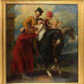 Kat.Nr. 970 Thomas Stothard (1755 - 1834) - Öl auf Leinwand, "Szene aus der englischen Ballade: Die Kinder im Wald / The Babes in the Woods"