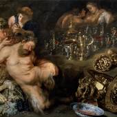 Bacchische Szene: „Der Träumende Silen“ Peter Paul Rubens um 1610/12 Öl auf Leinwand, 158 x 217 cm © Gemäldegalerie der Akademie der bildenden Künste Wien