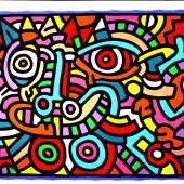 Keith Haring, Untitled, 1986