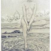 Max Klinger, Das Zelt, 1913–16 Folge von 46 Radierungen mit Aquatinta Blatt 26, Die große Göttin Kunsthalle Bremen – Der Kunstverein in Bremen