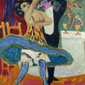 Ernst Ludwig Kirchner (1880-1938) Varieté; Englisches Tanzpaar, 1909/1926 Öl auf Leinwand, 151 x 120 cm Städel Museum, Frankfurt am Main
Foto: U. Edelmann - Artothek
