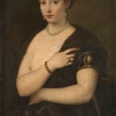 Tizian Junge Frau im Pelz 1534/36 Kunsthistorisches Museum