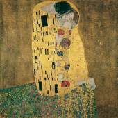 Meisterwerke im Fokus: 150 Jahre Gustav Klimt  Gustav Klimt  Der Kuss, 1908  Öl auf Leinwand  180 x 180 cm  Belvedere, Wien   © Belvedere, Wien