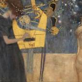 Musik I Gustav Klimt Öl und Goldbronze auf Leinwand 1895 © München, Bayerische Staatsgemäldesammlungen Neue Pinakothek 
