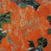 Komposition auf Orange, 1959, Öl und Eitempera auf Leinwand, 95 x 115 cm