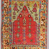 Konya Prayer Rug 154 x 121 cm (5' 1" x 4') Turkey, first half 19th century