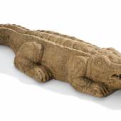 Krokodil Khmer Bayon-Periode | 12. Jh. Sandstein | 102cm Schätzpreis: 25.000 – 30.000 Euro 