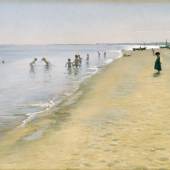 Peder Severin Krøyer (1851-1909) Sommertag am Südstrand von Skagen, 1884 Öl auf Leinwand, 154,5 x 212,5 cm © Sammlung Hirschsprung, Kopenhagen 